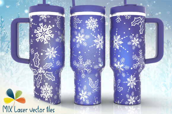 Christmas Snowflakes Graphics for Laser Engraving