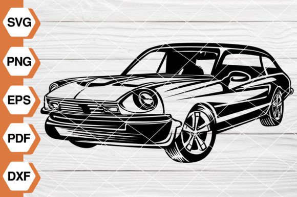 Mustang Boss Classic Car SVG EP-159: Graphics & Illustrations for Local Branding