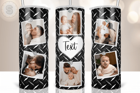 Picture Photo Frame Metal Tumbler Wrap: Graphics for Crafts-Driven Branding