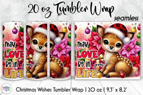 Positive Affirmation Christmas Tumbler Graphics & Tumbler Wraps