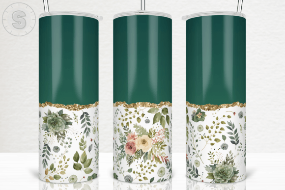 Succulents 20Oz Tumbler Wrap Sublimation